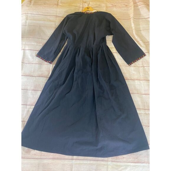 Custom Made By Popi Peppes Women's Black Long Sleeve Maxi Dress - XL - Picture 14 of 15